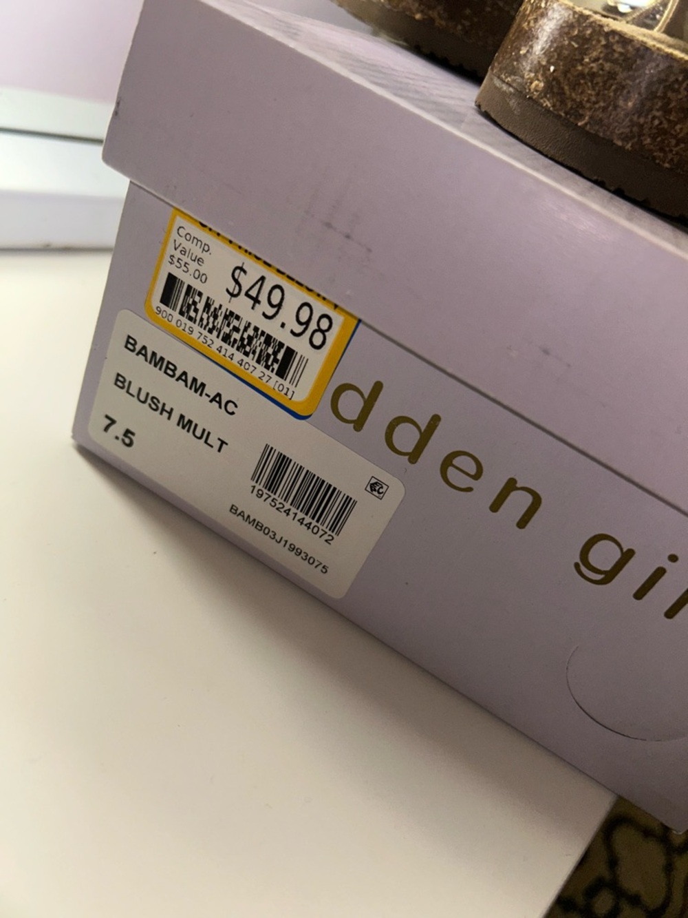 Madden Girl Blush Multi Slide Sandals - Picture 3 of 3